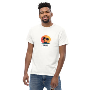 Sommer T-Shirt – Palmen-Logo – Unisex